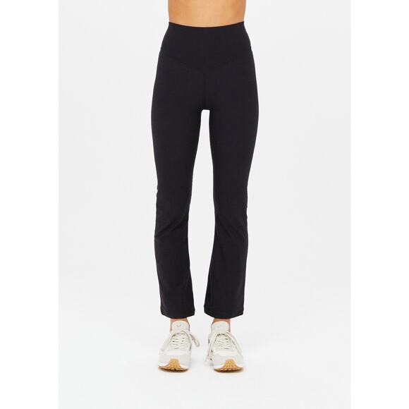 The Upside Pants - The Upside Peached Thia Crop Flare - S - Black